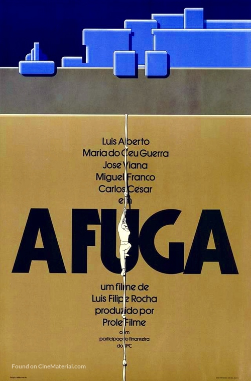 A Fuga - Portuguese Movie Poster