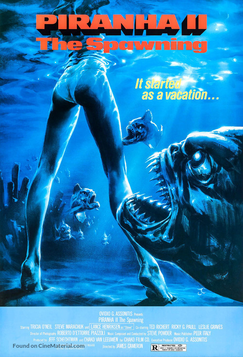 Piranha Part Two: The Spawning - Movie Poster