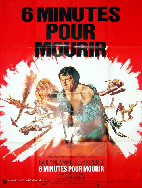 Fear Is the Key - French Movie Poster