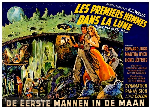 First Men in the Moon - Belgian Movie Poster