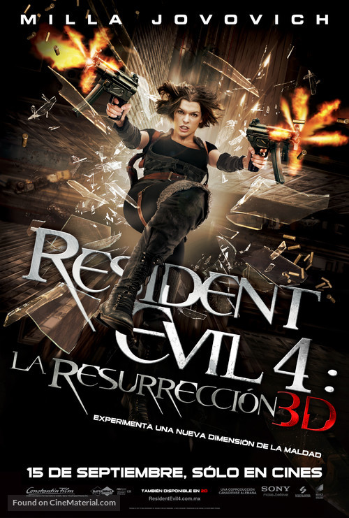 Resident Evil: Afterlife - Chilean Movie Poster
