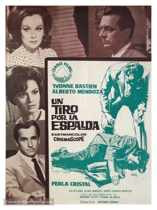 Un tiro por la espalda - Spanish Movie Poster