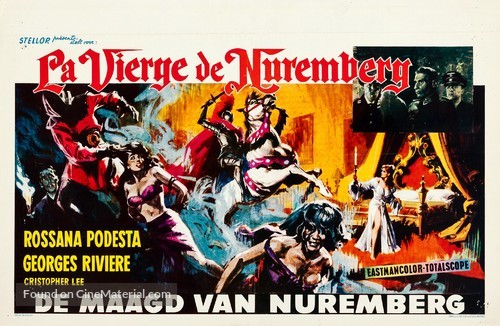 La Vergine di Norimberga - Belgian Movie Poster