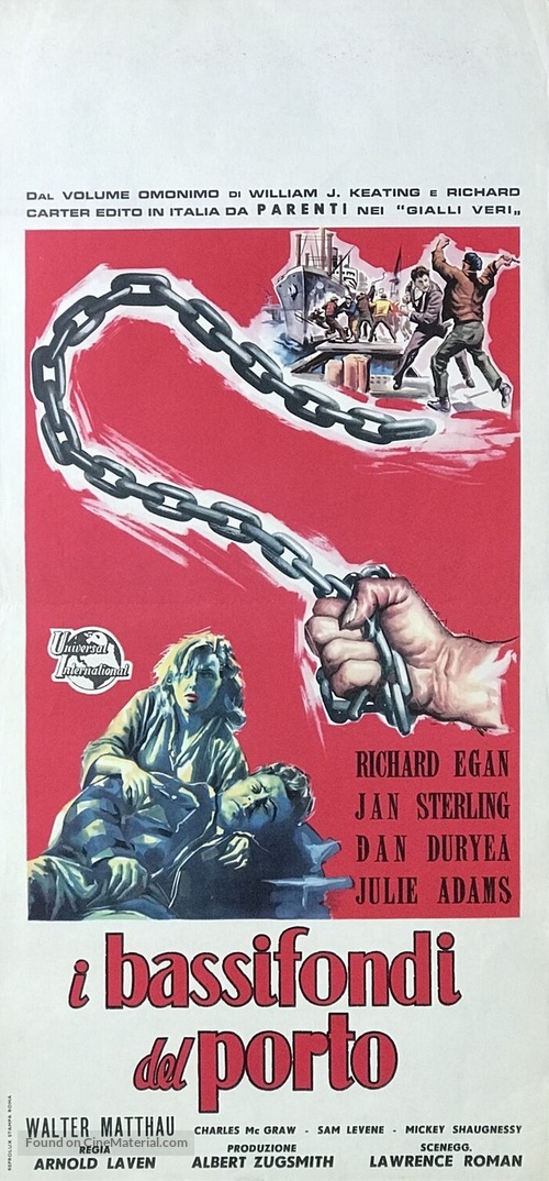 Slaughter on Tenth Avenue - Italian Movie Poster