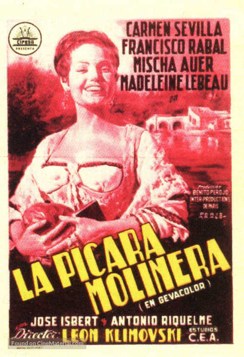 La p&iacute;cara molinera - Spanish Movie Poster