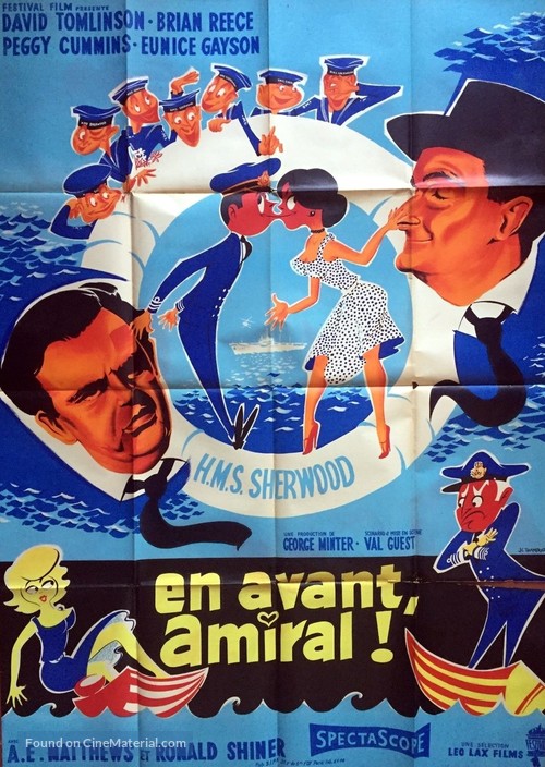 Carry on Admiral - French Movie Poster