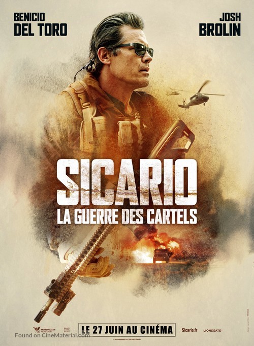 Sicario: Day of the Soldado - French Movie Poster