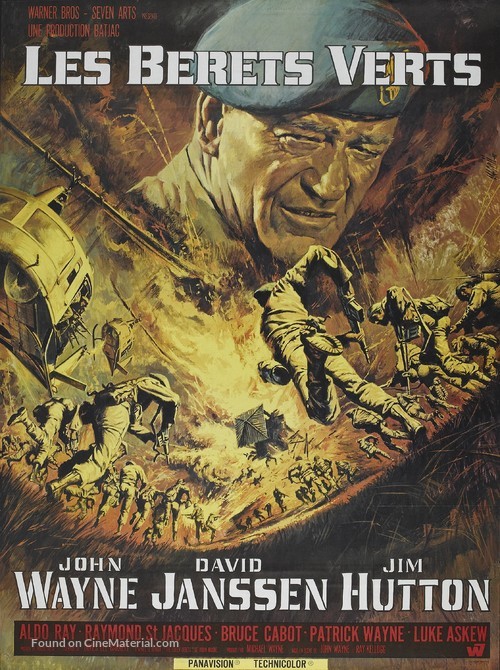 The Green Berets - French Movie Poster