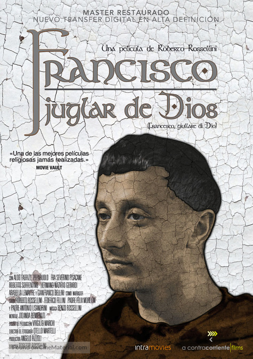 Francesco, giullare di Dio - Spanish Movie Cover