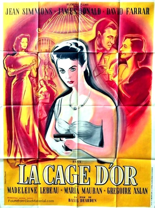 Cage of Gold - French Movie Poster