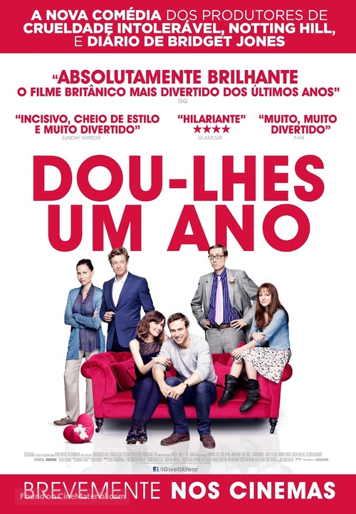 I Give It a Year - Portuguese Movie Poster