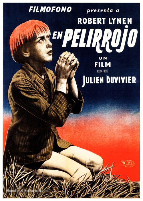 Poil de carotte - Spanish Movie Poster