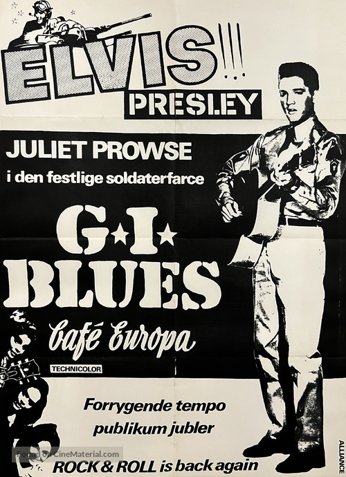 G.I. Blues - Danish poster