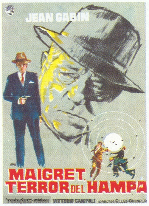 Maigret voit rouge - Spanish Movie Poster