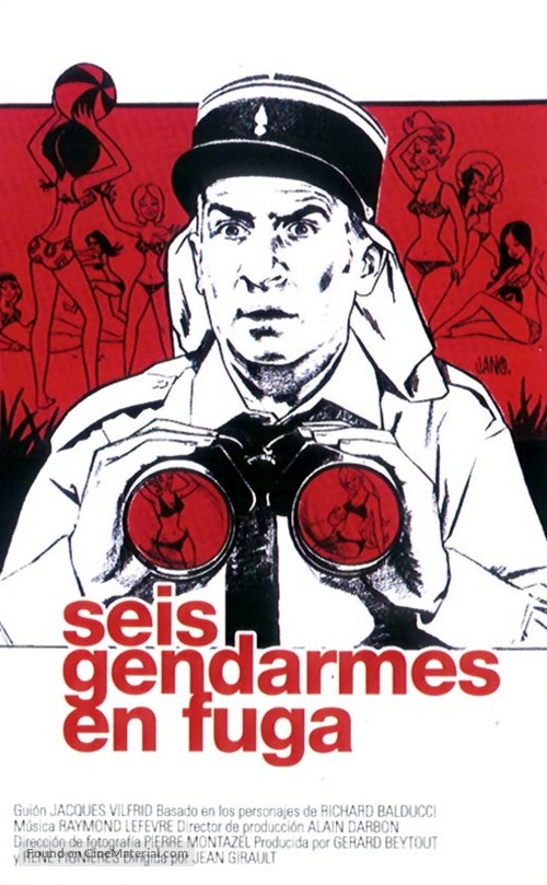 Le gendarme en balade - Spanish Movie Poster