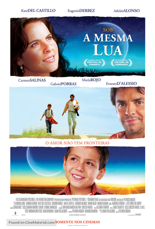 La misma luna - Brazilian Movie Poster