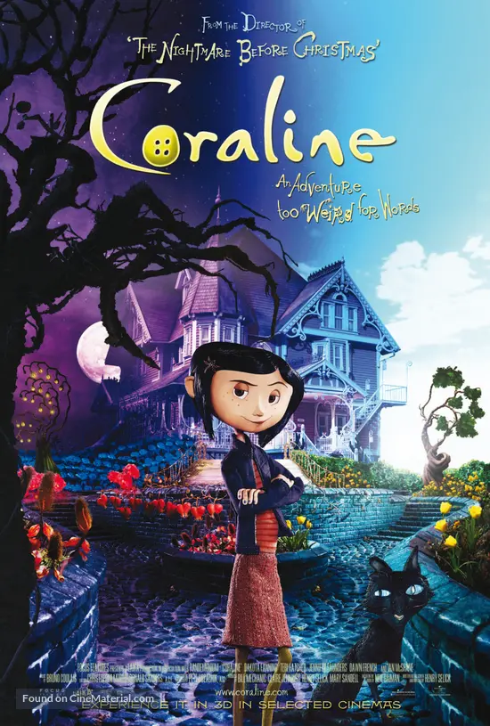 Coraline - British Movie Poster