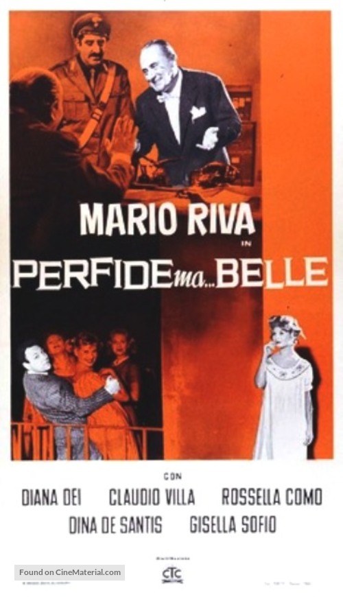 Perfide ma belle - Italian Movie Poster