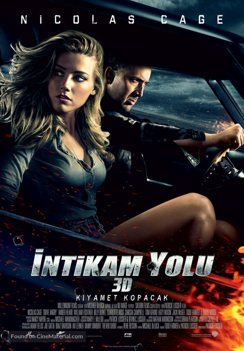 Drive Angry - Turkish Movie Poster