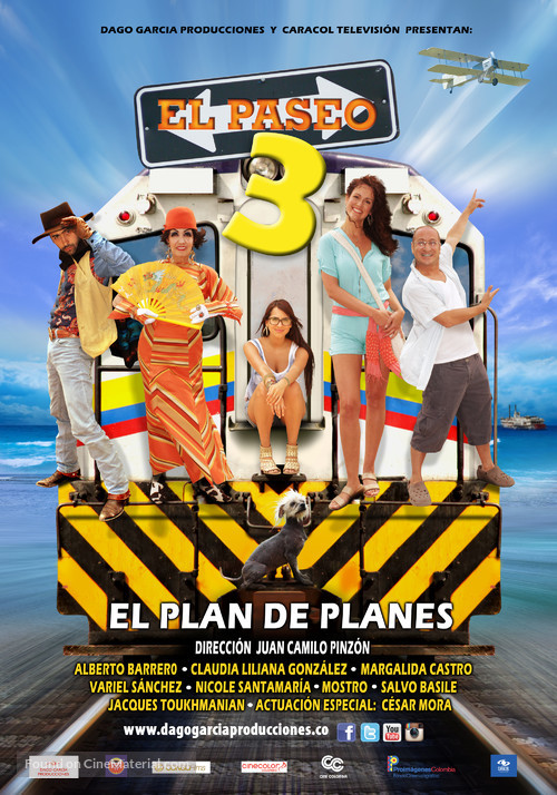 El paseo 3 - Colombian Movie Poster