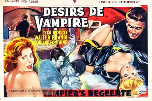 Ultima preda del vampiro, L&#039; - Belgian Movie Poster
