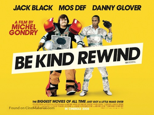 Be Kind Rewind - British poster