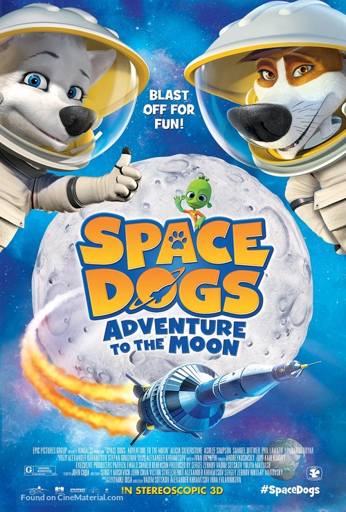 Space Dogs Adventure to the Moon - Movie Poster