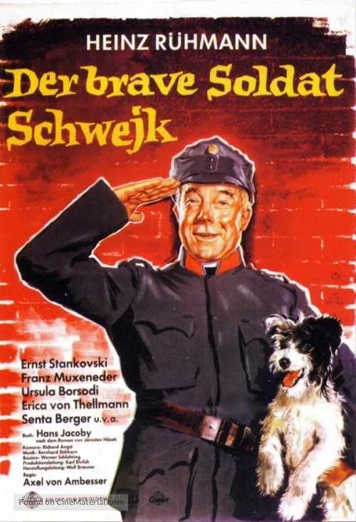 Brave Soldat Schwejk, Der - German Movie Poster