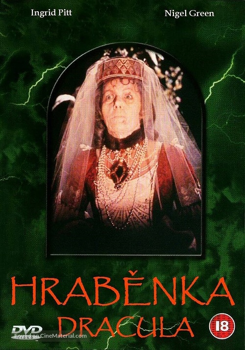 Countess Dracula - Czech DVD movie cover