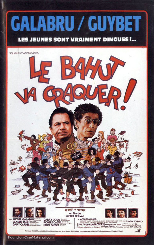 Le bahut va craquer - French VHS movie cover