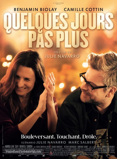 Quelques jours pas plus - French Movie Poster