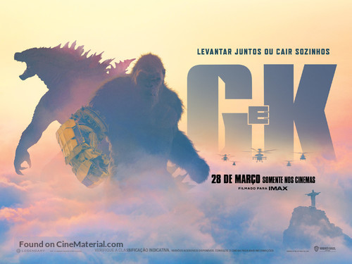 Godzilla x Kong: The New Empire - Brazilian Movie Poster