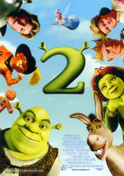 Shrek 2 - Italian Movie Poster