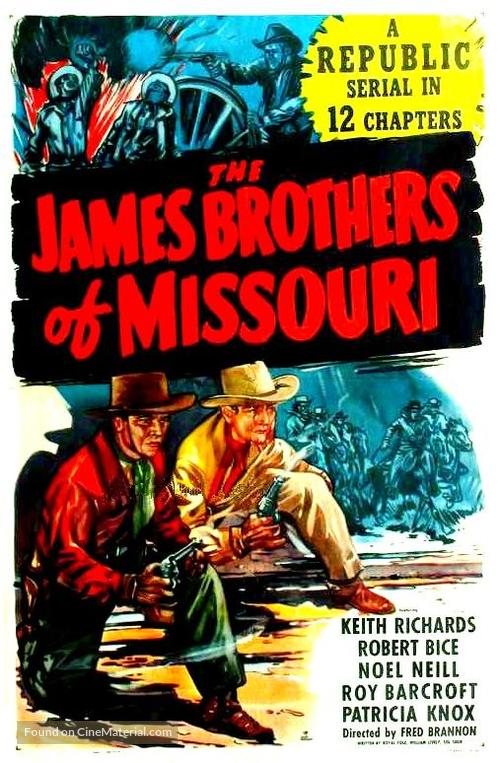 The James Brothers of Missouri - Movie Poster