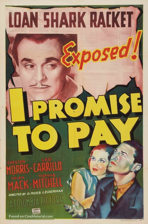 I Promise to Pay - Movie Poster