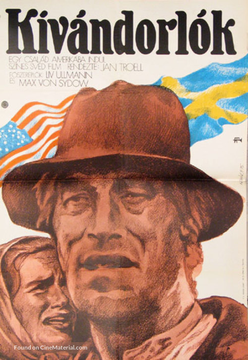 Utvandrarna - Hungarian Movie Poster