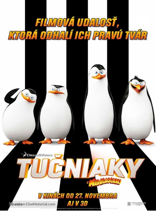 Penguins of Madagascar - Slovak Movie Poster