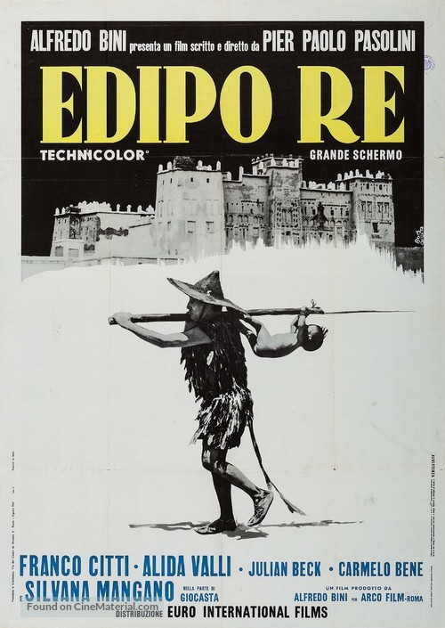 Edipo re - Italian Movie Poster