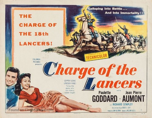 Charge of the Lancers - Movie Poster