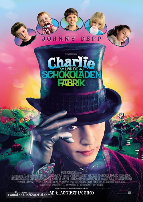 Charlie and the Chocolate Factory - German Movie Poster