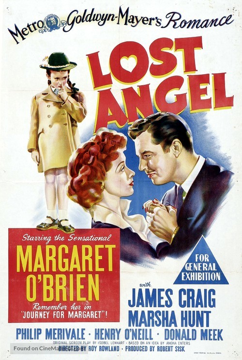 Lost Angel - Australian Theatrical movie poster