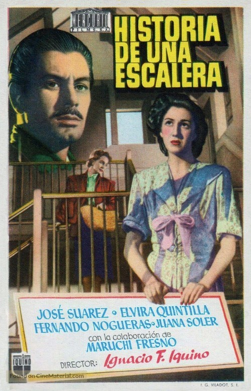 Historia de una escalera - Spanish Movie Poster