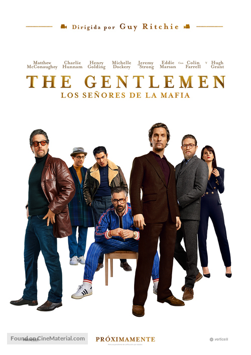 The Gentlemen (2020) Spanish movie poster