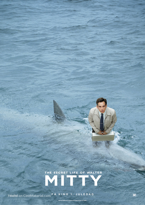 The Secret Life of Walter Mitty - Norwegian Movie Poster