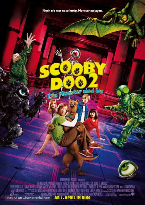 Scooby Doo 2: Monsters Unleashed - German Movie Poster