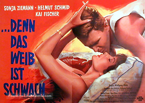 Denn das Weib ist schwach - German Movie Poster