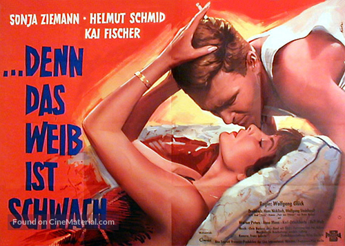 Denn das Weib ist schwach - German Movie Poster