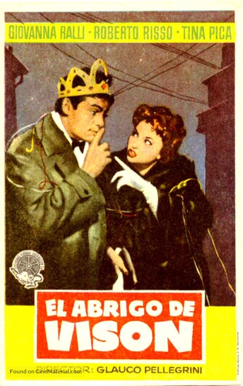 Pelliccia di visone, Una - Spanish Movie Poster