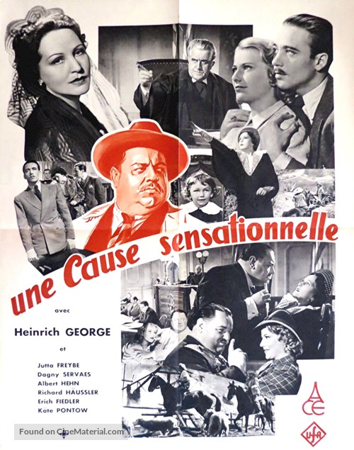 Sensationsprozess Casilla - French Movie Poster