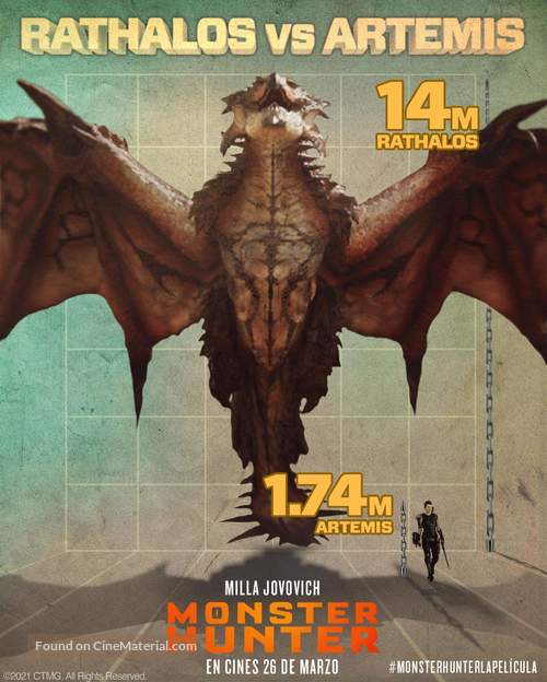 Monster Hunter - Spanish Movie Poster